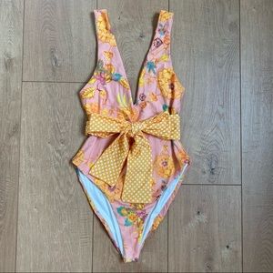 Tularosa Floral Print Claudia Onepiece